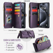 Cellphone Bag Wallet for iPhone RFID Blocking Crossbody Purses Clutch