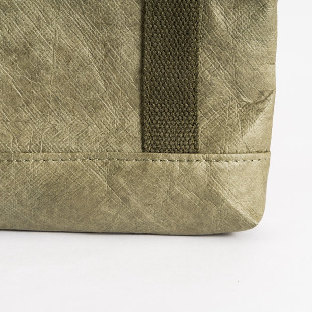 Eco Friendly Paper Handbag Waterproof Canvas Handle Crossbody Bag