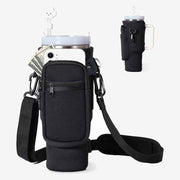 Portable Travel Storage Bag Compatible Bottle Phone Pocket Crossbody Bag