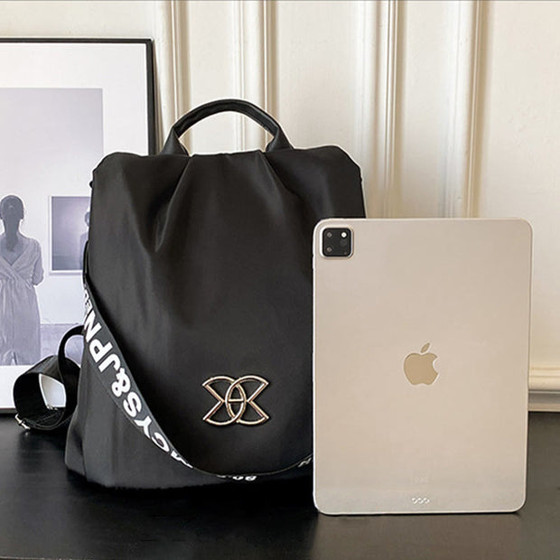 3-Way-Use Anti-theft Backpack Shoulder Bag for Women Maillard Brown Travel Bag