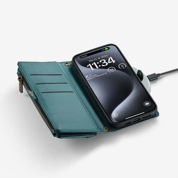 Cellphone Bag Wallet for Samsung Z Fold 3/4/5 RFID Blocking Crossbody Purses Clutch