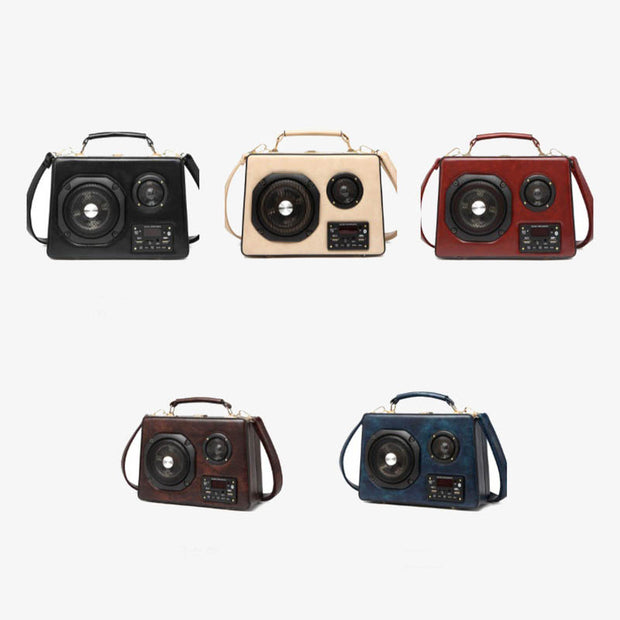 Retro Handbag Wireless Bluetooth Speaker Portable Crossbody Bag For Women