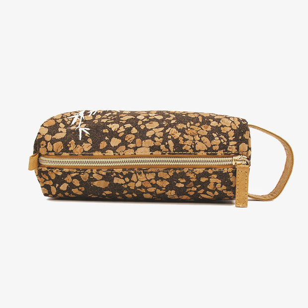Eco Friendly Coffee Grounds Makeup Bag Portable For Travel