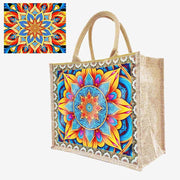 5D Diamond Painting Shopping Canvas Tote Mandala Pattern Shoulder Bag