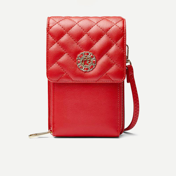 PU Crossbody Cell Phone Bag for Women Shoulder Bag Wallet Purse