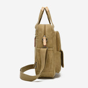 3-Way Use Multi-Pocket Canvas Backpack