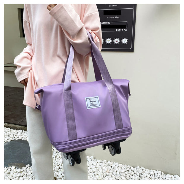 Multifunctional Travel Tote Dry Wet Separation Extensile Fitness Bag