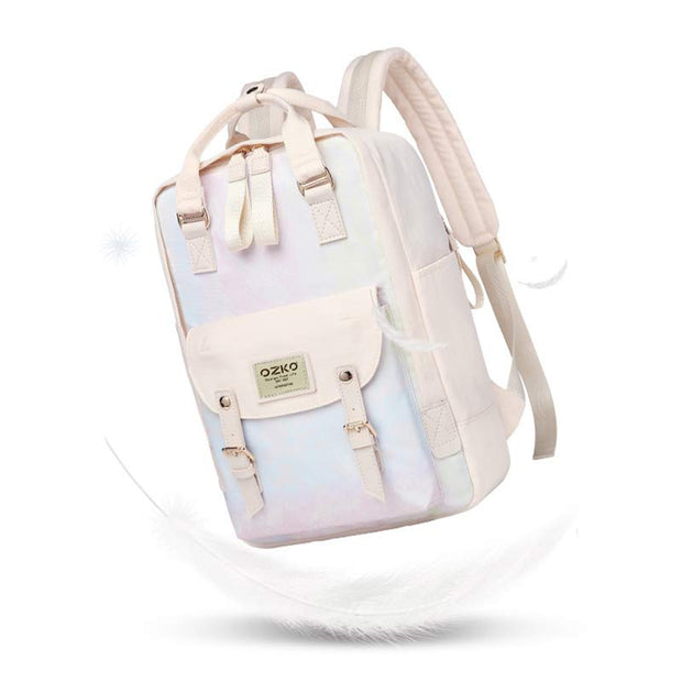 Functional Large Computer Purse Fluorescent Stylist Laptop Backpack for Travel Work