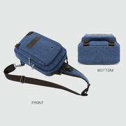 Sling Bag For Men Outdoor Casual Retro Crossbody Bag Chest Bag