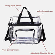Large Capacity Waterproof Casual Transparent Handbag