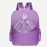 Girls Dance Backpack Ballerina Dress Decor Kids Dance Schoolbag