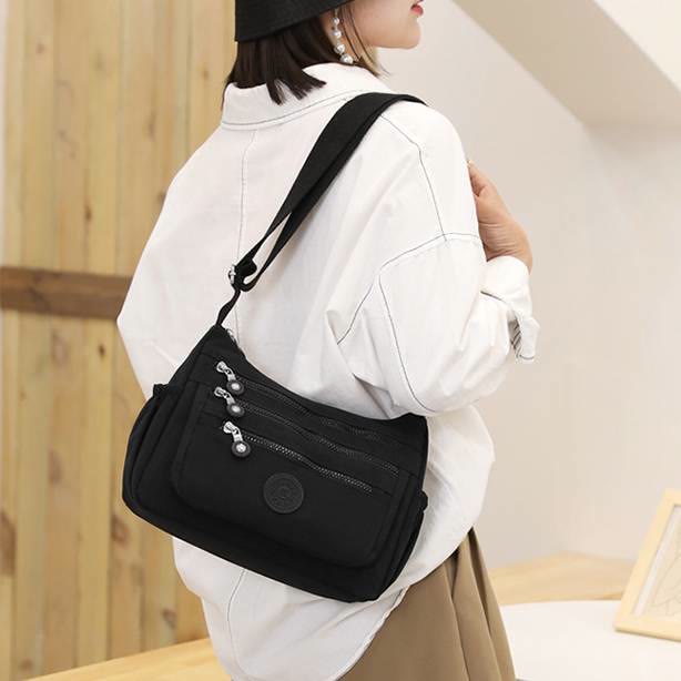 Multi-Pocket Large Capacity Waterproof Casual Crossbody Bag