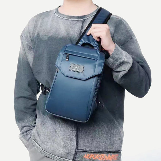 Sling Bag For Men Outdoor Sports Wide Strap Casual Daypack