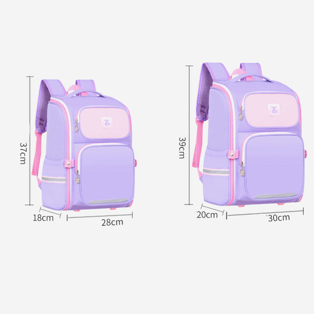 Backpack For Primary School Students Wear-Resistant Large Capacity Schoolbag