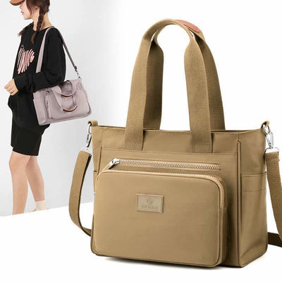 Women Lightweight Handbag Large Waterproof Nylon Crossbody Shoulder Bag Purses