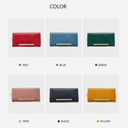 Credit Card Holder Bifold Clutch Wallet for Women Large Capacity Long Purse