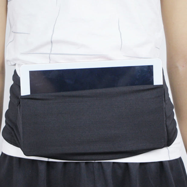 Belt Bag For Outdoor Sports Large Capacity Elastic Waist Bag