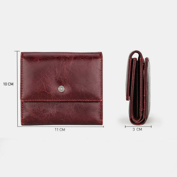RFID Anti-Theft Genuine Leather Wallet