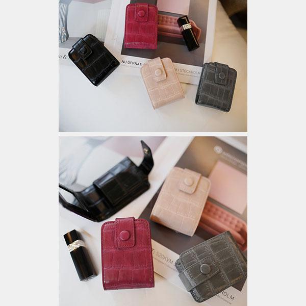 Lipstick Case with Mirror Cute Portable Makeup Bag