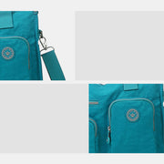 Multi-Pocket Nylon Handbag for Women Large Capacity Tote Crossbody Shoulder Bag