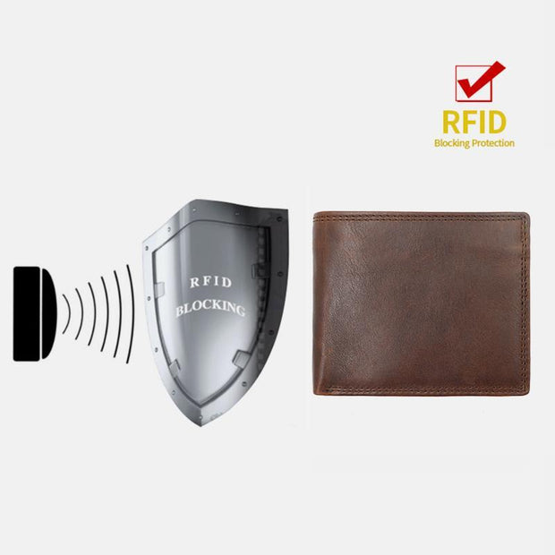 RFID Vintage Multi-Card Wallet