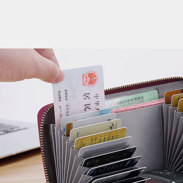 RFID Multifunctional Card Holder Purse Wallet
