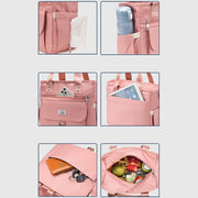 Tote For Outdoor Picnic Portable Multifunctional Waterproof Nylon Lunch Bag