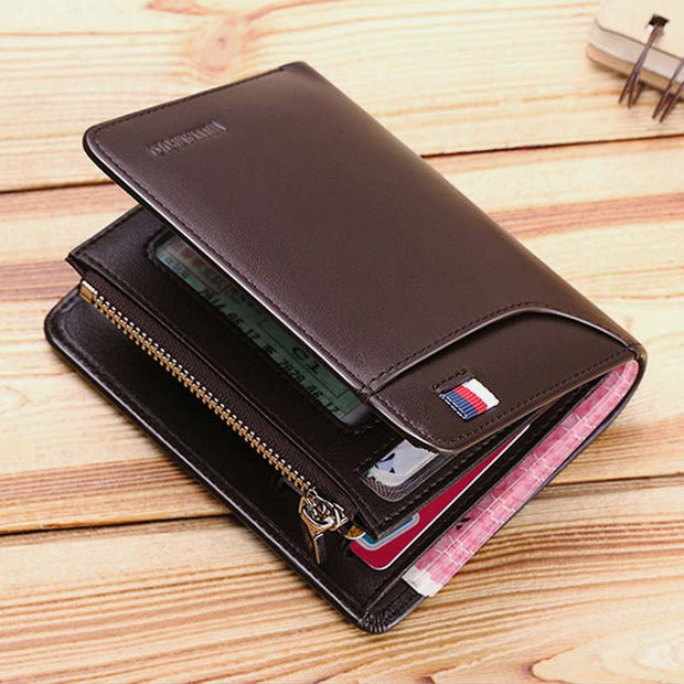 Large Capacity Genuine Leather Classic Wallet