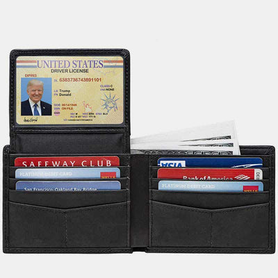 Wallet for Men RFID Blocking Bifold Wallet Minimalist Front Pocket Wallet