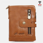 Vintage Multi-Slot Real Leather Wallet