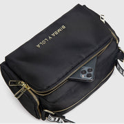 Double Zip Medium Crossbody Bag Lightweigh Waterproof Casual Shoulder Bag