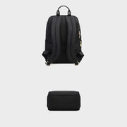 Backpack for Men Minimalist Multi-Pocket Nylon Laptop Sleeve Day Pack
