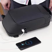 Anti Theft Casual Sling Bag Waterproof Chest Bag with USB Charging