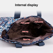 Large Capacity Waterproof Anti-theft Floral Handbag Crossbody Bag
