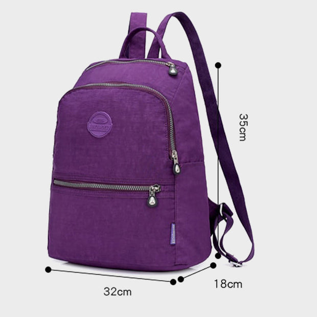 Backpack For Women Multi-Color Outdoor Sports Waterproof Nylon Travel Bag