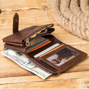RFID f Retro Anti-theft Leather Wallet