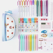 Pencil Case For Women Simple Cute Large Capacity Pen Case