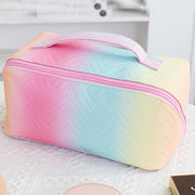 Cosmetic Bag For Women Travel Gradient Color Portable Makeup Bag