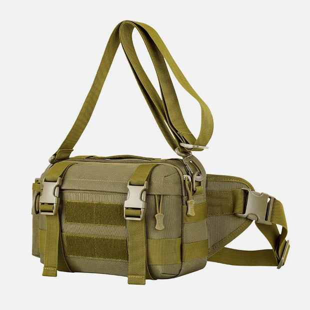 Large Camo Tactical Bag For Sports Nylon Crossbody Bag Waist Bag