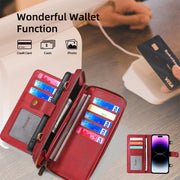 Wallet Phone Case For iPhone Crossbody Multifunctional PU Leather Wallet