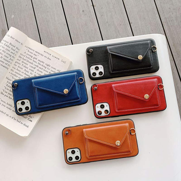 Wallet Crossbody for iPhone PU Phone Case Phone Bag with Credit Card Holder