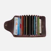 Genuine Leather Retro Multi-Slots Card Holder