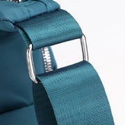 Crossbody Plaid Nylon Tote Bag For Women Multi-Pocket Waterproof Purse