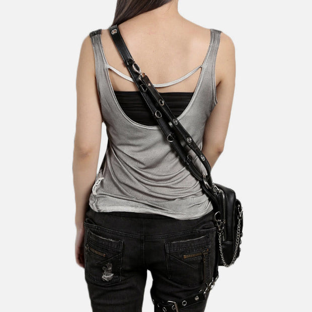 Multifunctional Waist Bag For Party Steampunk Gothic Hip Belt Bag