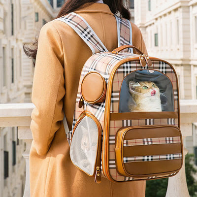 Pet Carrier Backpack for Dogs Cats Puppies with Ventilated Design Waterproof