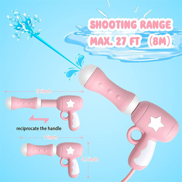 Backpack Squirt Gun Water Gun for Kids Water Blaster with Adjustable Straps