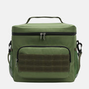 Tactical Outdoor Insulated Bag Portable Lunch Bag Handbag with Crossbody Strap