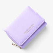 Trifold Multi-Slot Short Wallet Mini Wallet for Women Girls