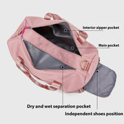 Multifunctional Large Capacity Waterproof Duffel Bag With Independent Shoes Position