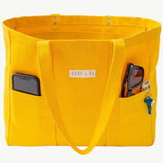 Foldable Large Canvas Handbag Minimalist Practical Shoulder Bag For Women